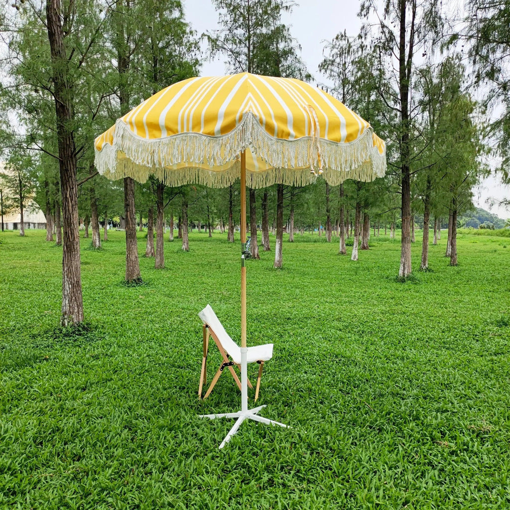 Portable BohoFringe Beach Umbrella