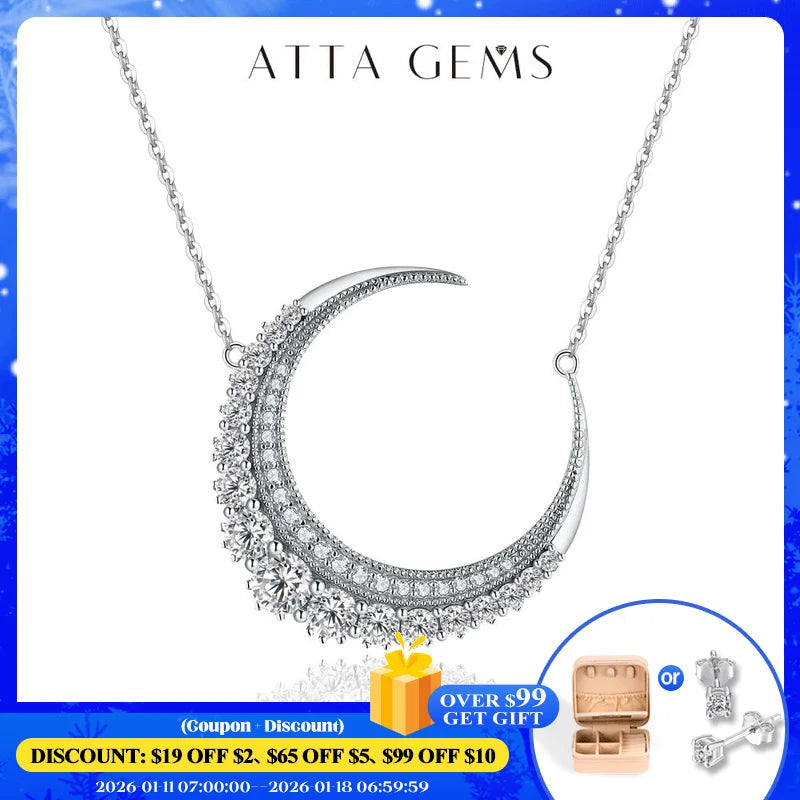 LUX FINE JEWELRY | Lunar Brilliant Cut VVSI Pendant Necklace Luxlife Brands