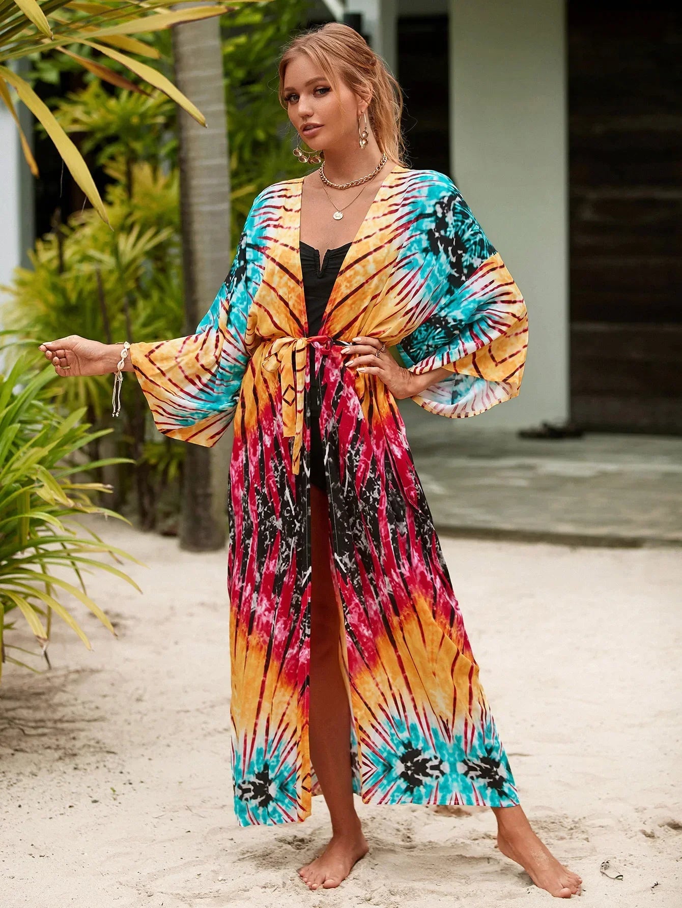 Happiness Kimono Beach Cover Up