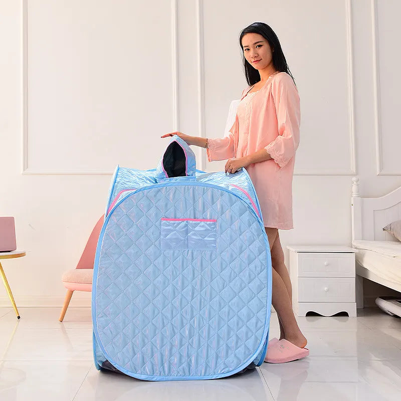 Foldable Steam Sauna Box LUXLIFE BRANDS