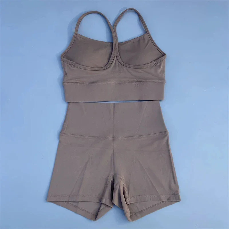 Lightweight Quick Dry Training Bra & Shorts Set