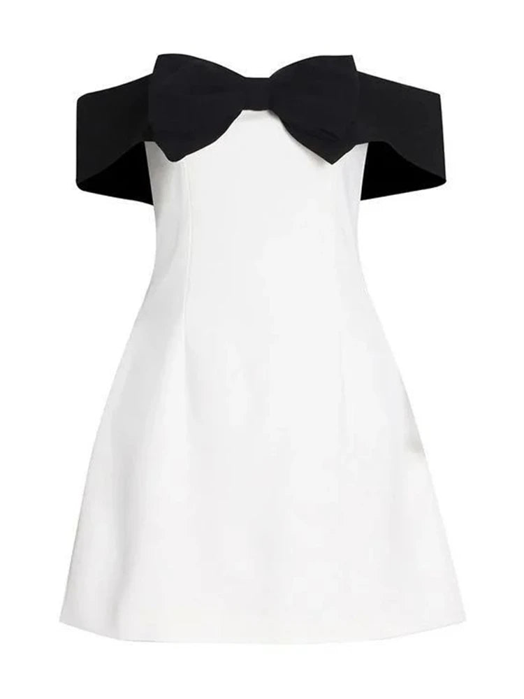 Channel Black & White Classic Event Mini Dress