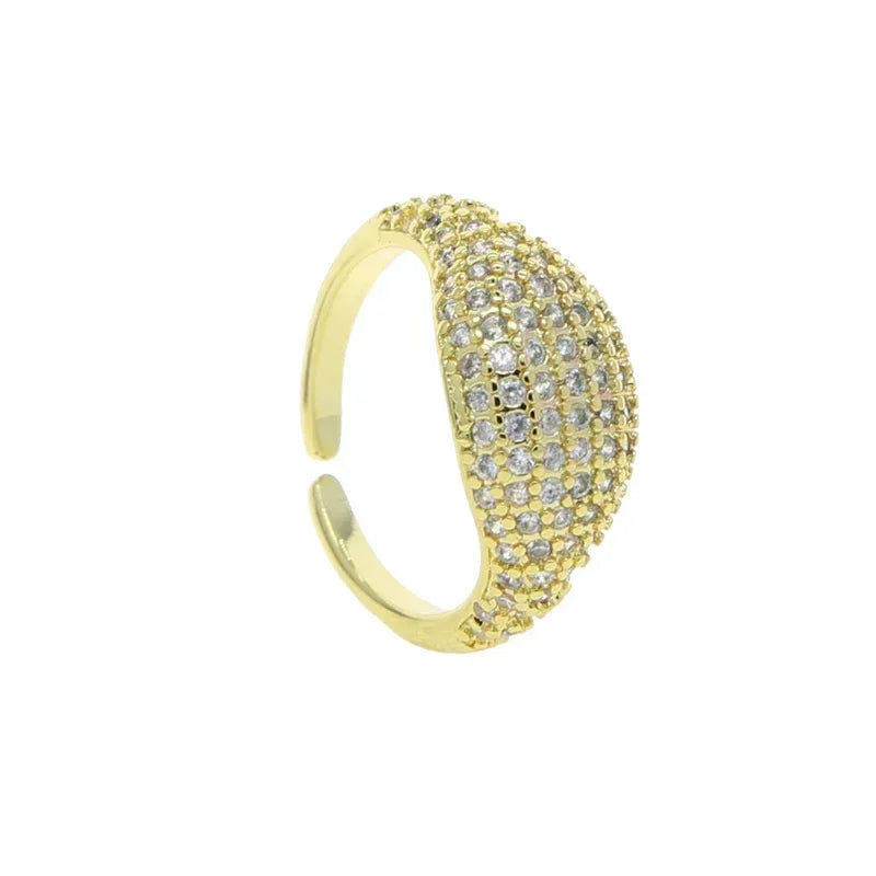 Stella Gold/Platinum Plated 5A Zirconia Rings Luxlife Brands