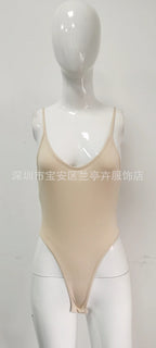 European and American solid color matching hot girl summer women's camisole with tight fitting jumpsuit Luxlife Brands