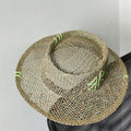 Designer French Elegant Women's Summer RB Letter Straw Hat Wide Brim Breathable Sun Protect Fashionable Beach Vacation Sun Hat Luxlife Brands