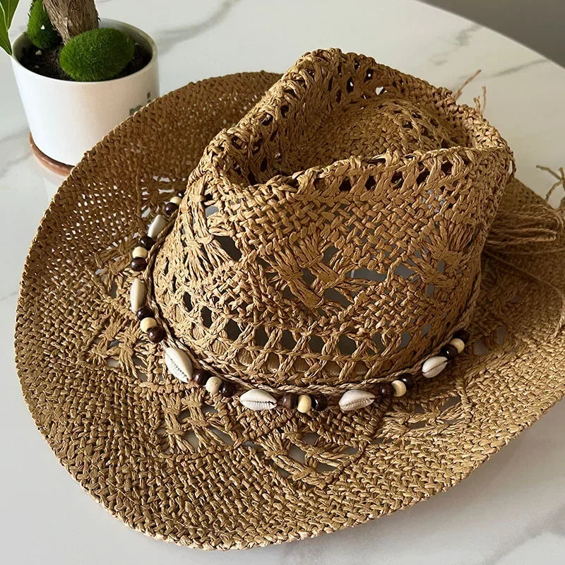 Boho Beach Straw Hat