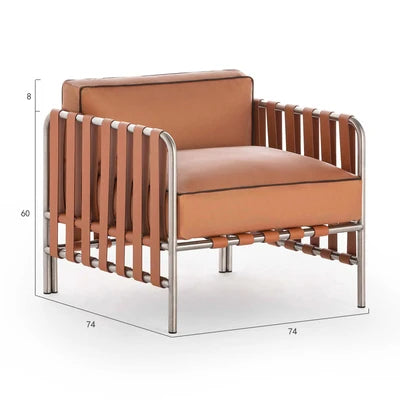 Outdoor stainless steel sofa rattan courtyard villa rain and sun coffee table combination