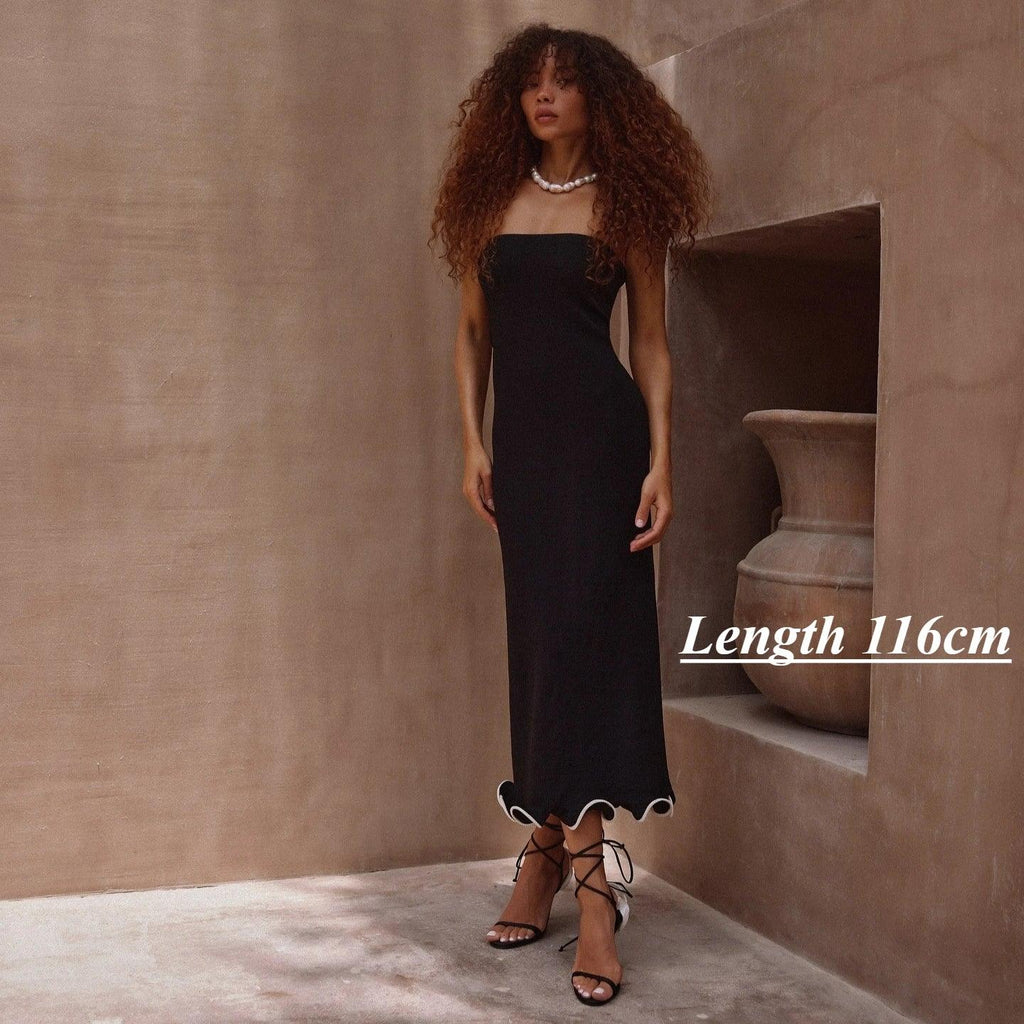 Autumn Knitted Mini Dress Women Elegant Long Sleeve Bodycon Sweater Dresses Winter Fashion Y2K Ruffle Birthday Party Dress 2024