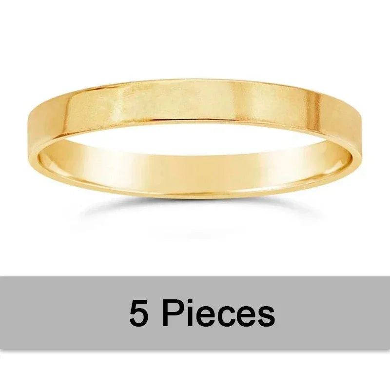 LOVE 14K Gold 2.25mm Flat Ring