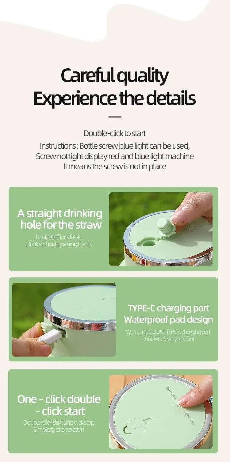 Blendie Juice Cup- Portable High-Speed Blender