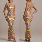 Elegant Women Folds Party Cocktail Dress Sexy Luxurious Off Shoulder Guest Host Evening Robe Celebrity Ceremoney Birthday Gown Luxlife Brands