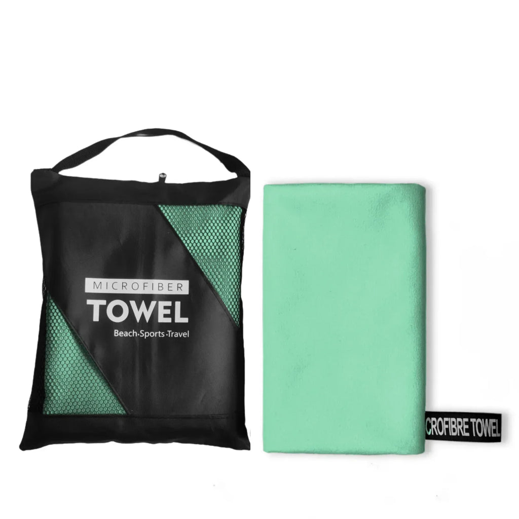 Microfiber Towel Perfect Travel & Gym & Camping Towel. Quick Dry - Super Absorbent - Ultra Compact - Lightweight Swimming Towels