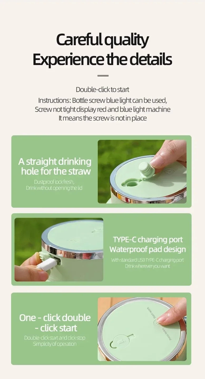 Blendie Juice Cup- Portable High-Speed Blender