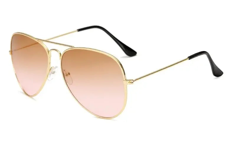 2022 Pilot Aviation Sunglasses MenShades Retro Classic Silver Sun Glasses Female Male Brand metal frame sunglasses sunshade