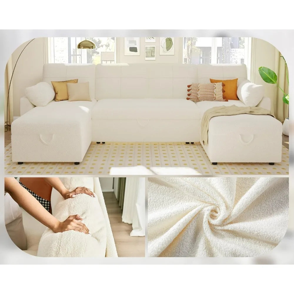 LUXHOME Sleeper Sofa