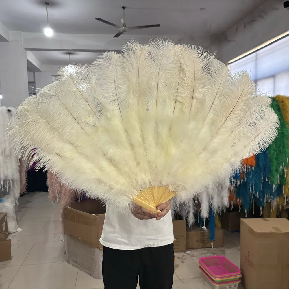 90CM Ostrich Feather Fans