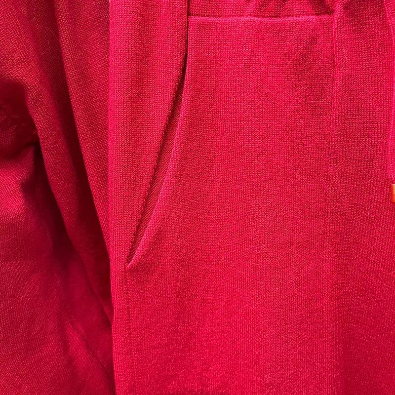 Women's Wool & Fox Fur Collar Knit Outfit