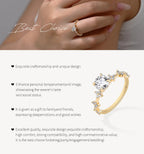 ATTAGEMS New Moissanite Ring for Women Four claws s925 Silver Rings Yellow Gold Plated Classic Anniversary Jewelry Free Shipping Luxlife Brands