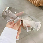 Luxury Brand Punk Sunglasses 2000'S NEW Women One Piece Designer Sun Glasses UV400 Unisex Shades Eyewear Fashion Y2k Eyeglasses LUXLIFE BRANDS