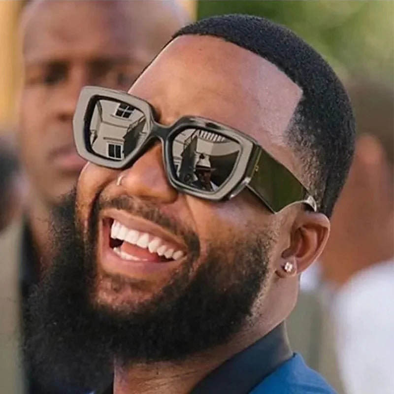 Fashion Square Sunglasses Men Luxury Brand Designer Glasses Woman Eyeglasses Luxury Retro High Quality UV400 Gafas De Sol LUXLIFE BRANDS