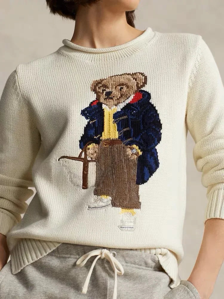 Preppy Bear Sweater LUXLIFE BRANDS