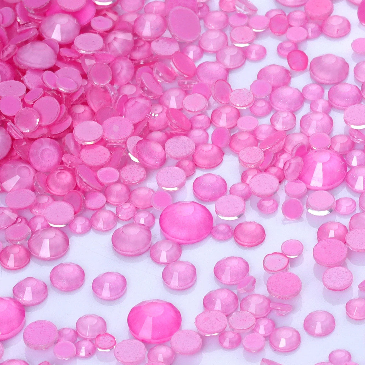 1440PC Mix Size SS6-SS20 Mocha Neon Glass FlatBack Non-Hotfix Rhinestones