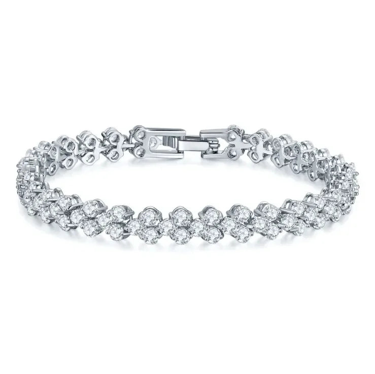 Crystal Swarovski Tennis Bracelet LUXLIFE BRANDS