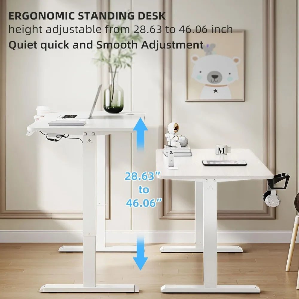 63x24inch Adjustable Desk Electric Standing Desk