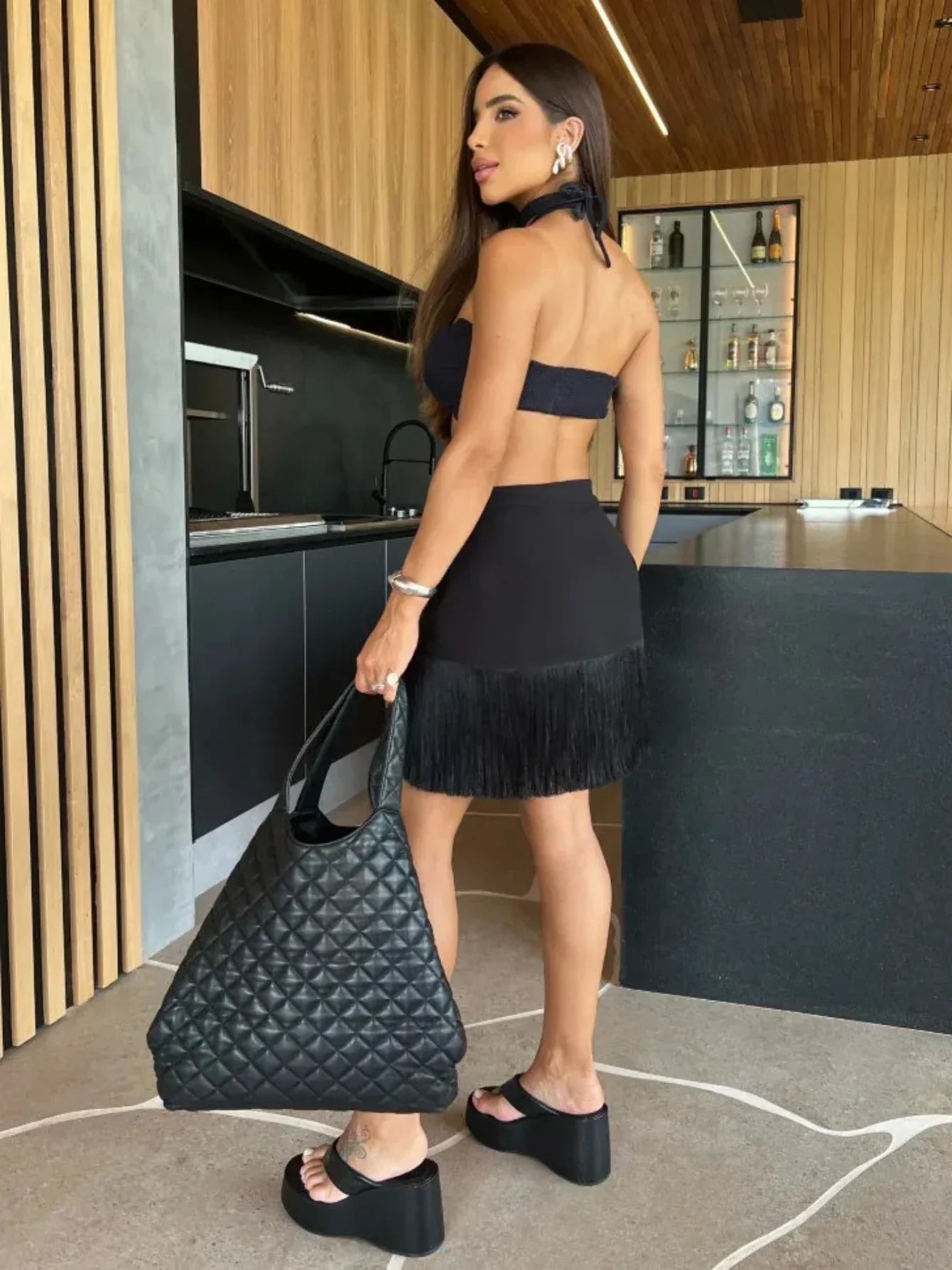 Britany Beach Bandeau & Skirt Set LUXLIFE BRANDS