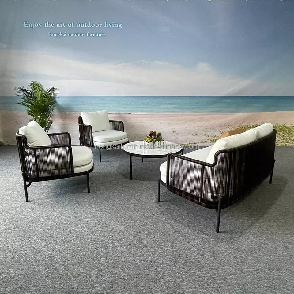 Garden Furniture Deep Seating Patio Set Sun Lounger Outdoor Furniture Daybed