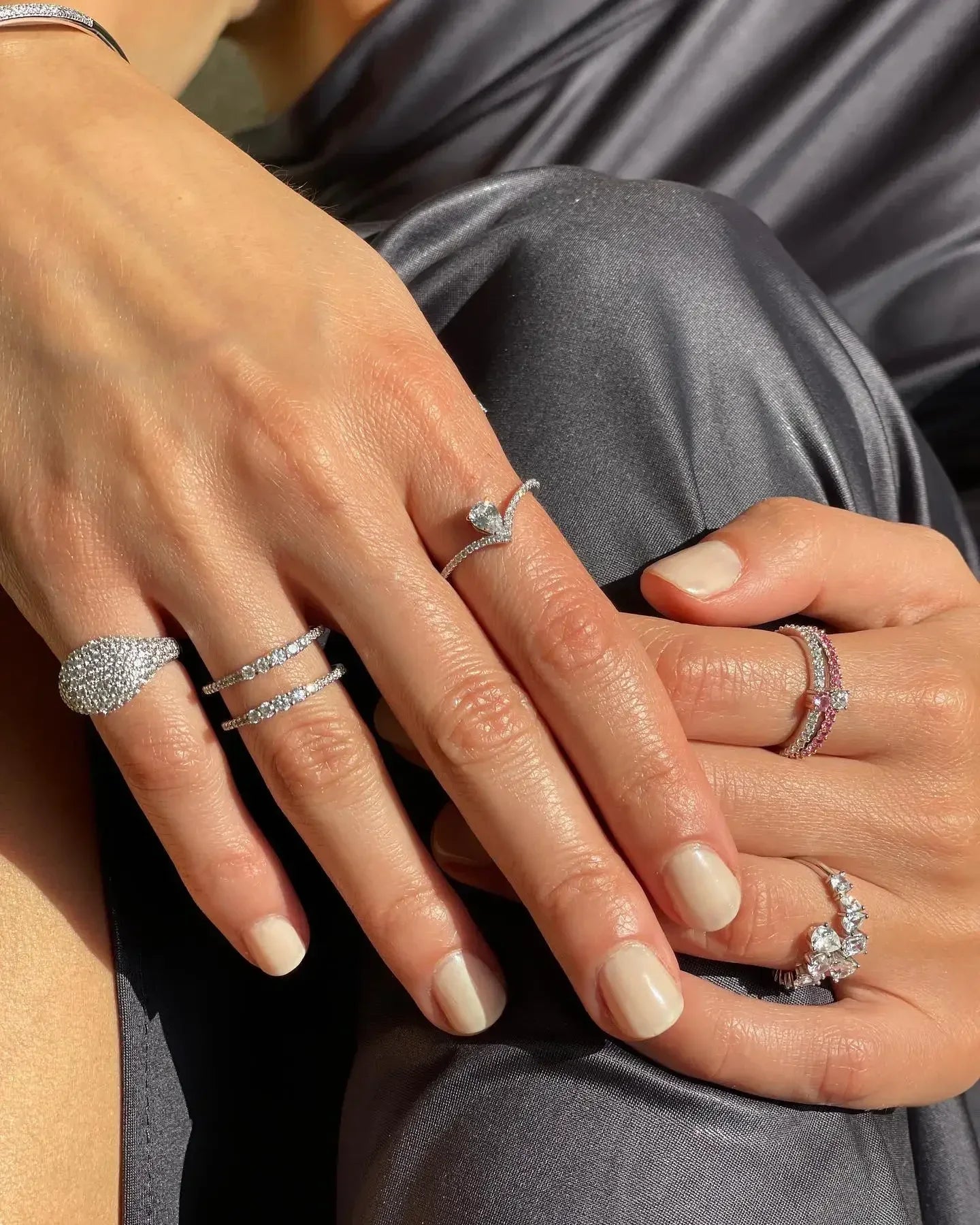 Stella Gold/Platinum Plated 5A Zirconia Rings Luxlife Brands