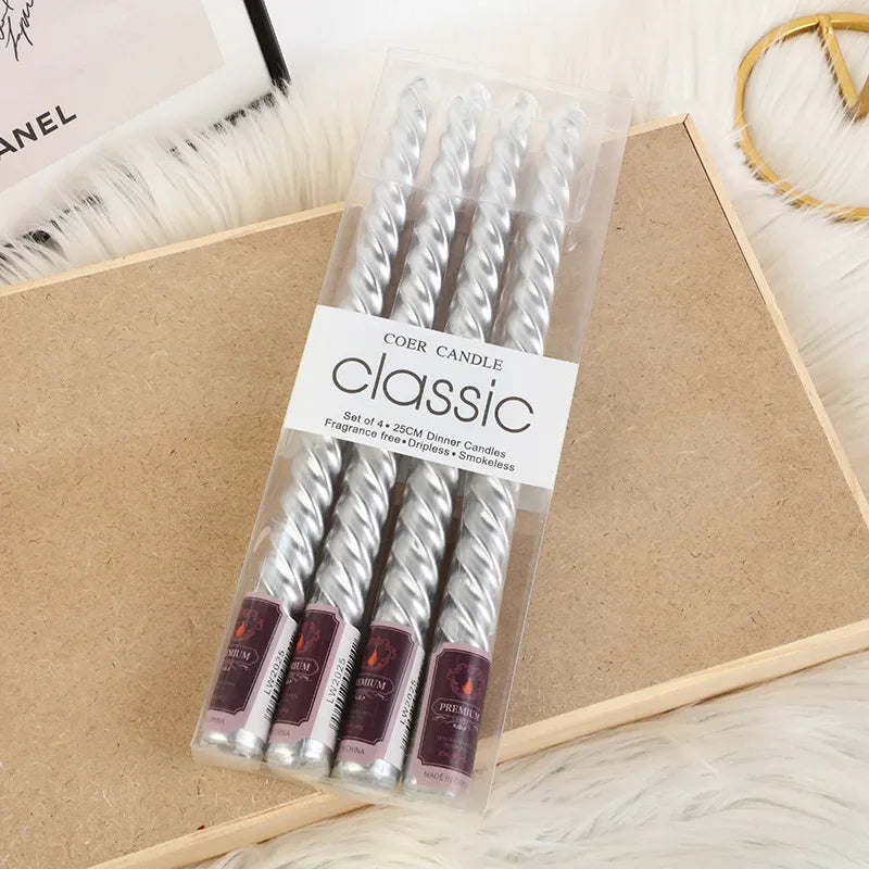 European Style Long Stick Candles LUXLIFE BRANDS