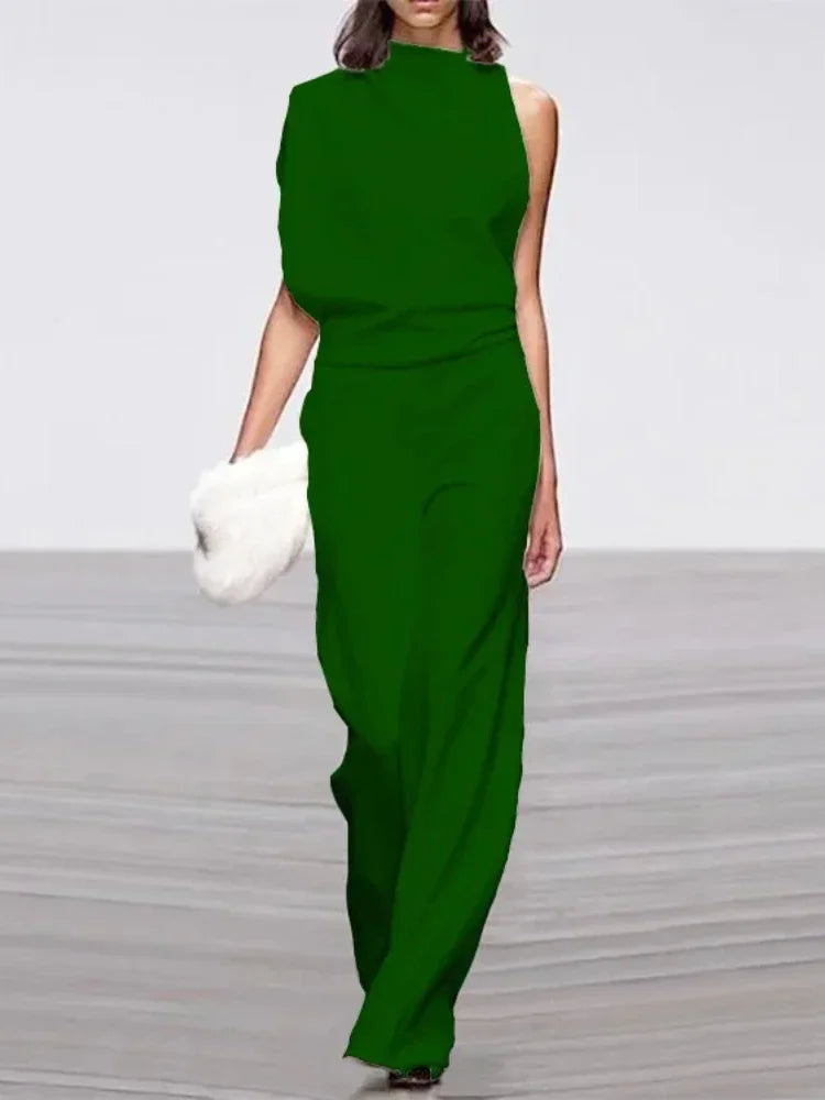 LUX Designer Wide Leg Jumpsuit