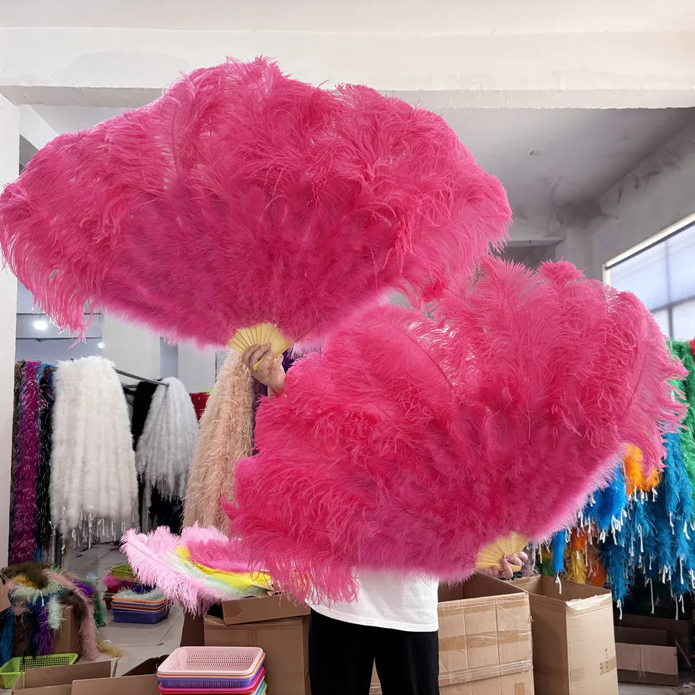 130CM Ostrich Feather Fans