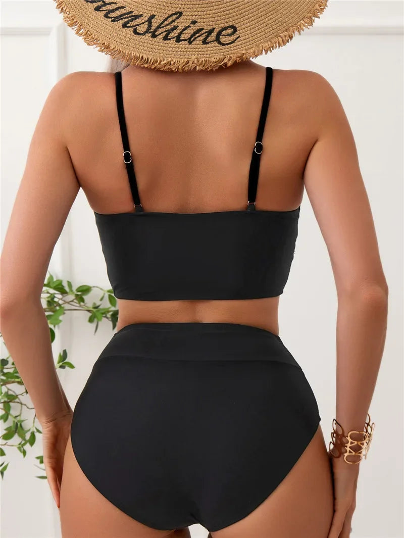 Maria High Waist Bikini LUXLIFE BRANDS