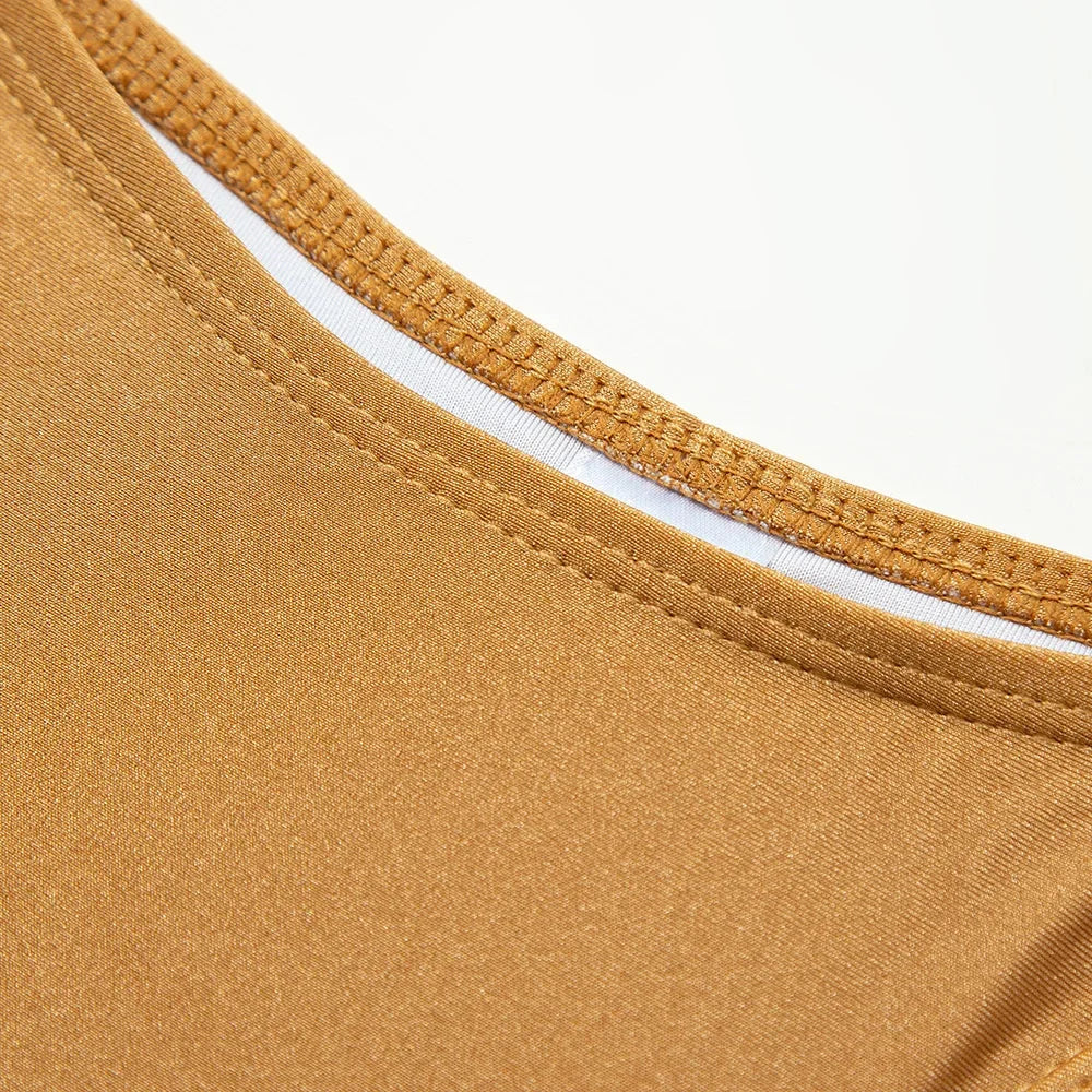 2025 Swimsuits Solid Color Bikini Set Bandage Swimwear Triangle Bathwear New Bathsuit Sexy Bikinis Women's Two Piece Suit Luxlife Brands