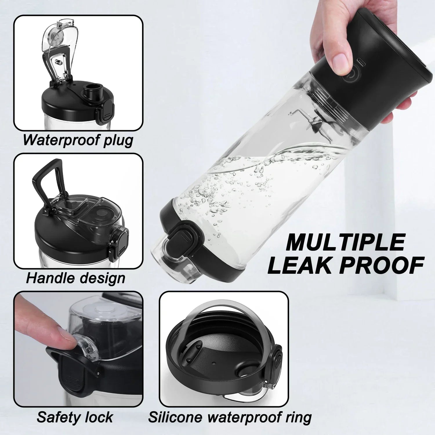 Healthy Living Portable Blender 20oz USB With 6 Blades