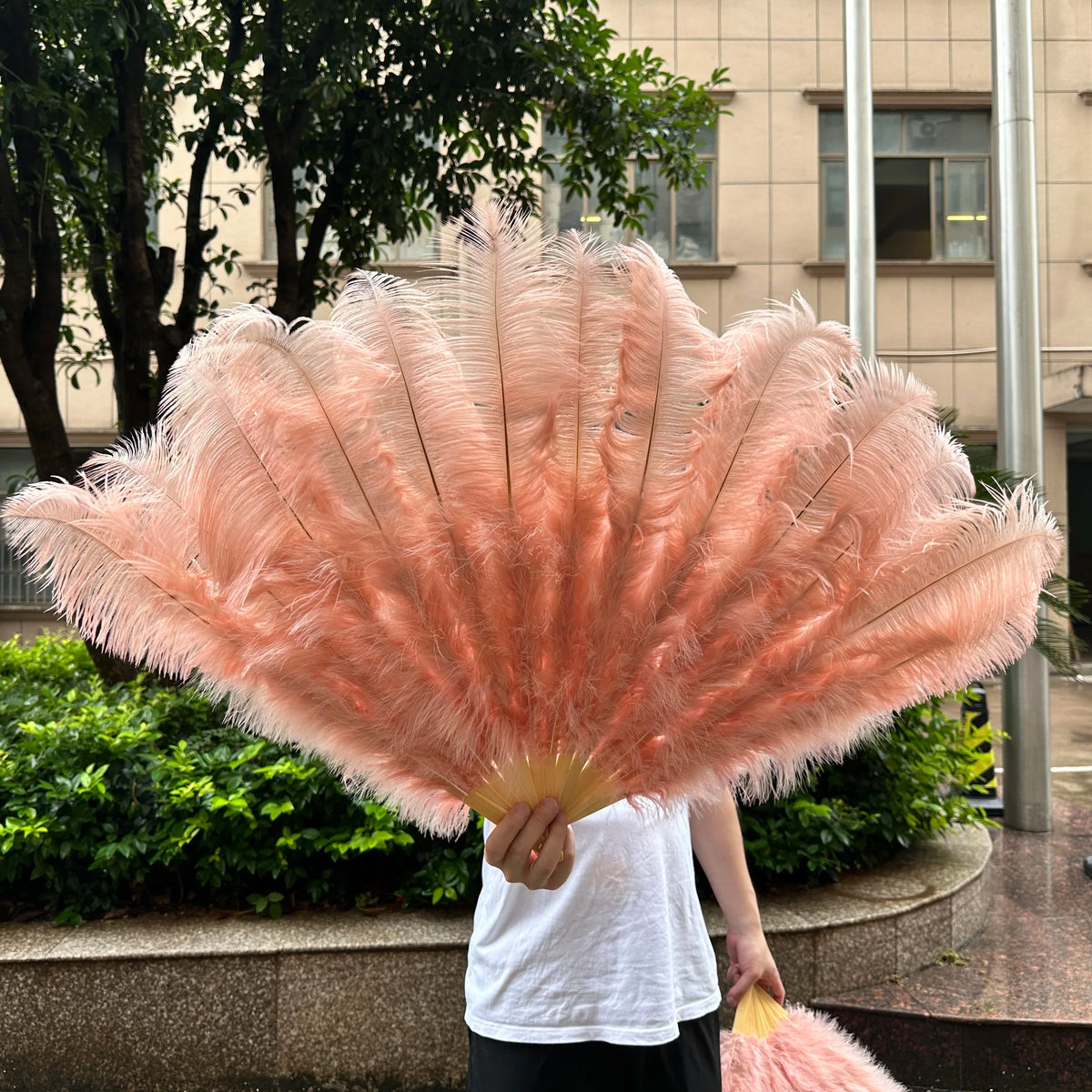 100CM Ostrich Feather Fans