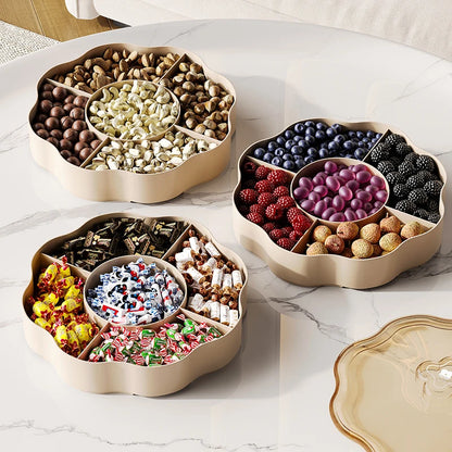 Home candy tray, dried fruit snacks, candy storage tray, living room coffee table dried fruit small item storage box PP material