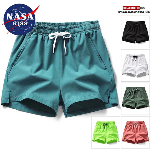 LUXMAN NASA Running Short With Zippered pockets