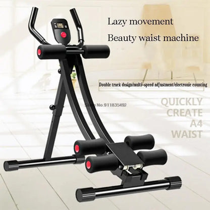 Beautiful waist machine abdomen abdomen machine fitness equipment home female abdomen machine male folding roller coaster