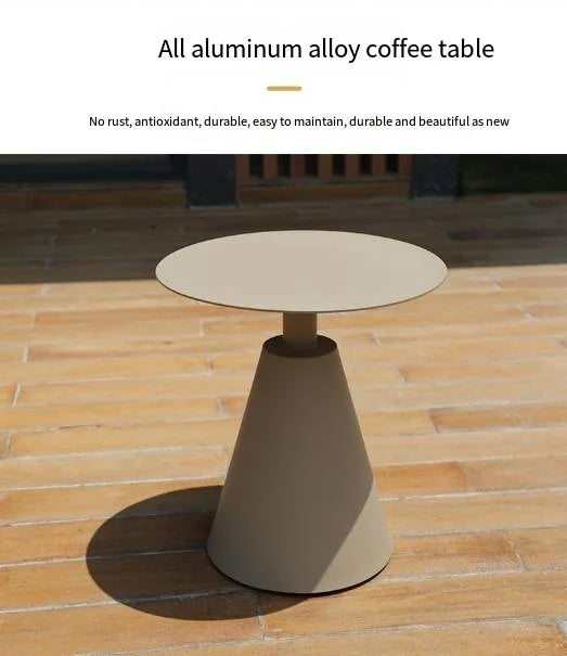 Outdoor Poolside Sun Lounger Set With Adjustable Reclining Comfortable And Durable Chaise Lounge With Armrests And Side Table