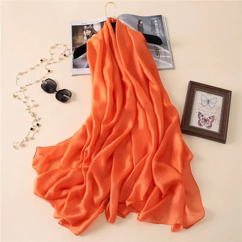 Silk Linen Shawls Scarves