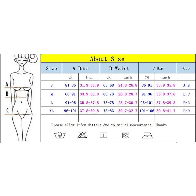 Bandeau Bikinis 2025 Sexy Women Swimsuit Female Swimwear High Waist Bikini Set Biquini Bathing Suit Swimming Suit Beachwear