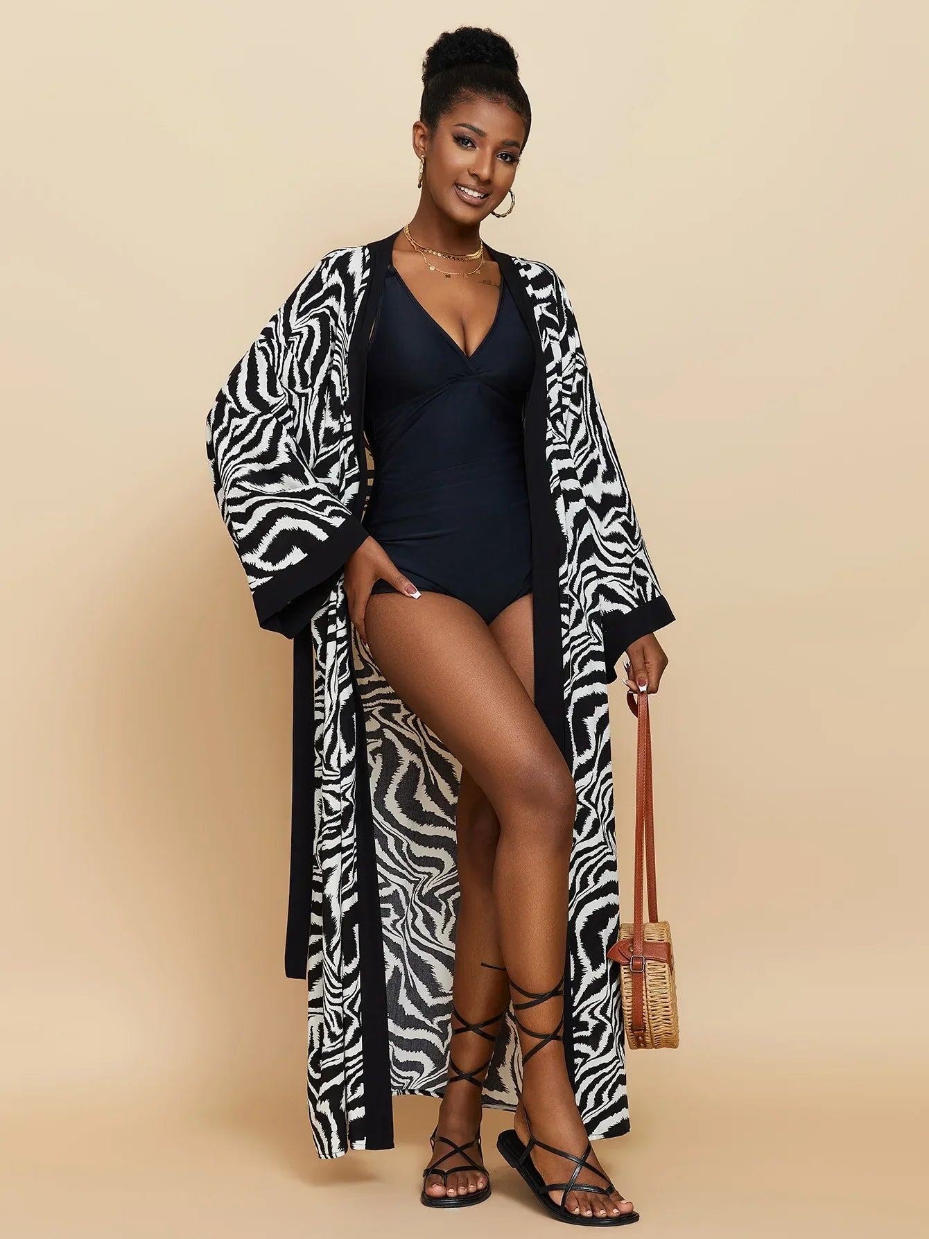 Boho Kimono Beach Cover Up