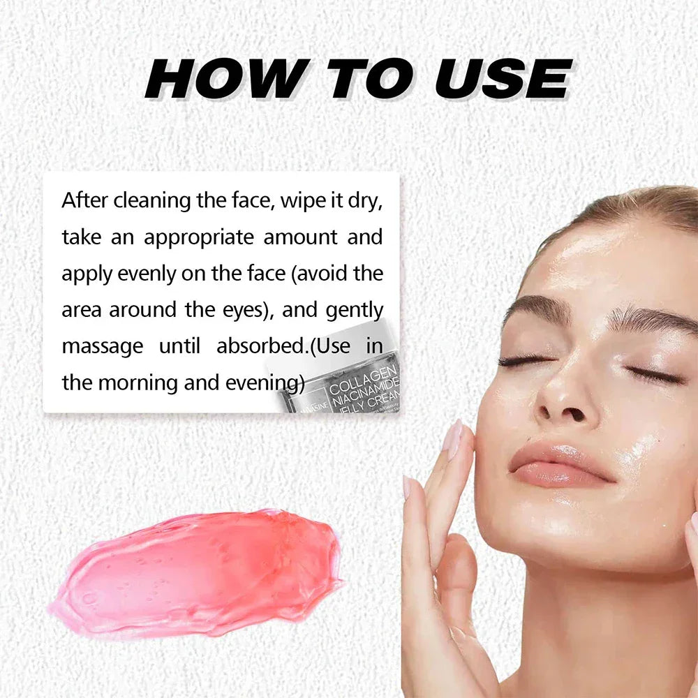 Korean Skin Care 50g Collagen Niacinamide and Hydrolyzed Collagen Lasting Moisturizing Deeply Hydrates Night Care Mask Cream