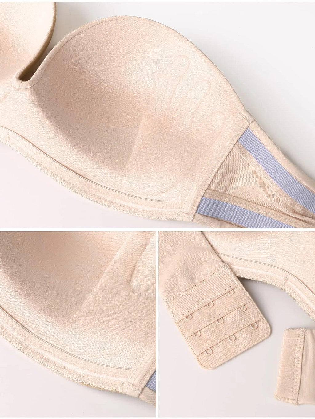 Women's Push Up Strapless Bra Sexy Invisible Seamless Underwear Without  Straps Wedding Bras LUXLIFE BRANDS