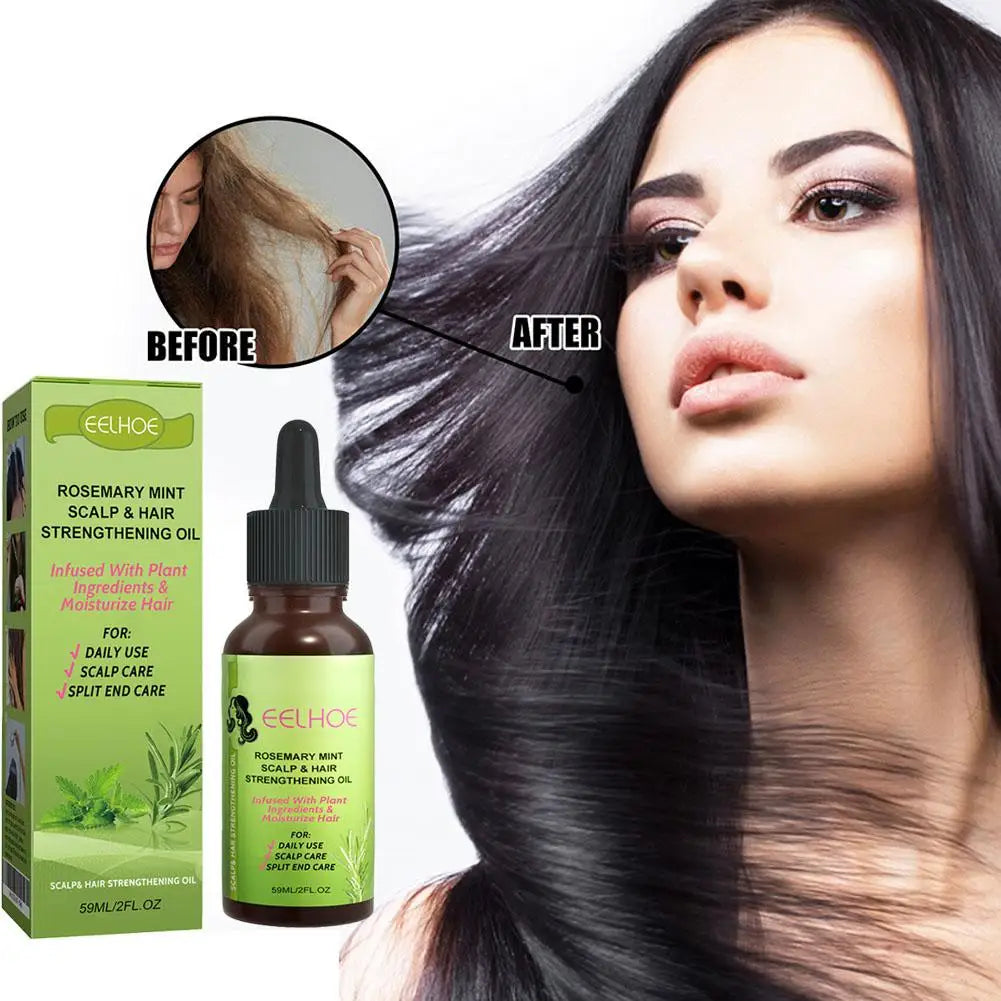 Batana Rosemary Mint Scalp Hair Strengthening Oil