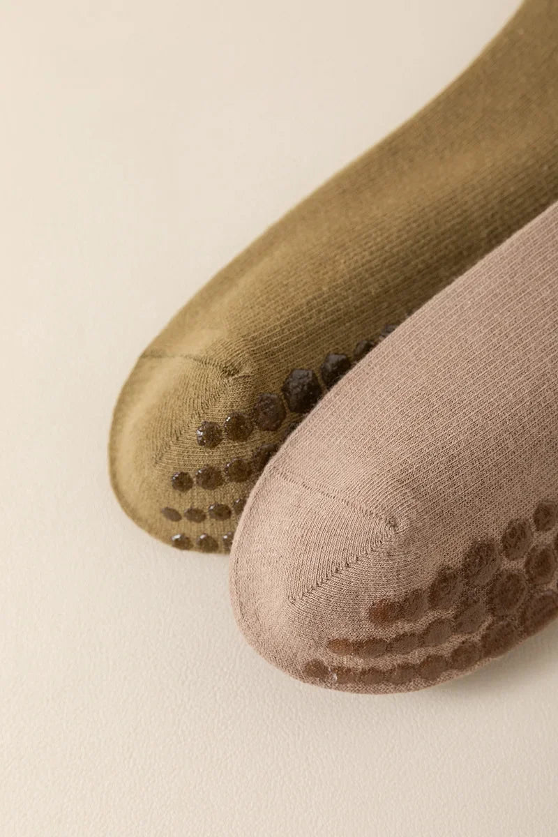 Pilates Cotton Compression Socks Anti Slip