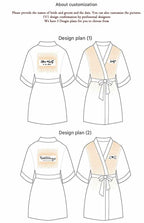 Luxurious Rhinestone Satin Custom Bridal and Bridesmaid Robe – Sparkling Elegance for Weddings SelenaHuanStudio